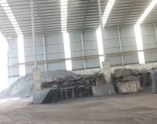 為陶瓷廠煤氣站安裝100+個高壓噴霧頭！Dejing的凈?除臭顯實力！